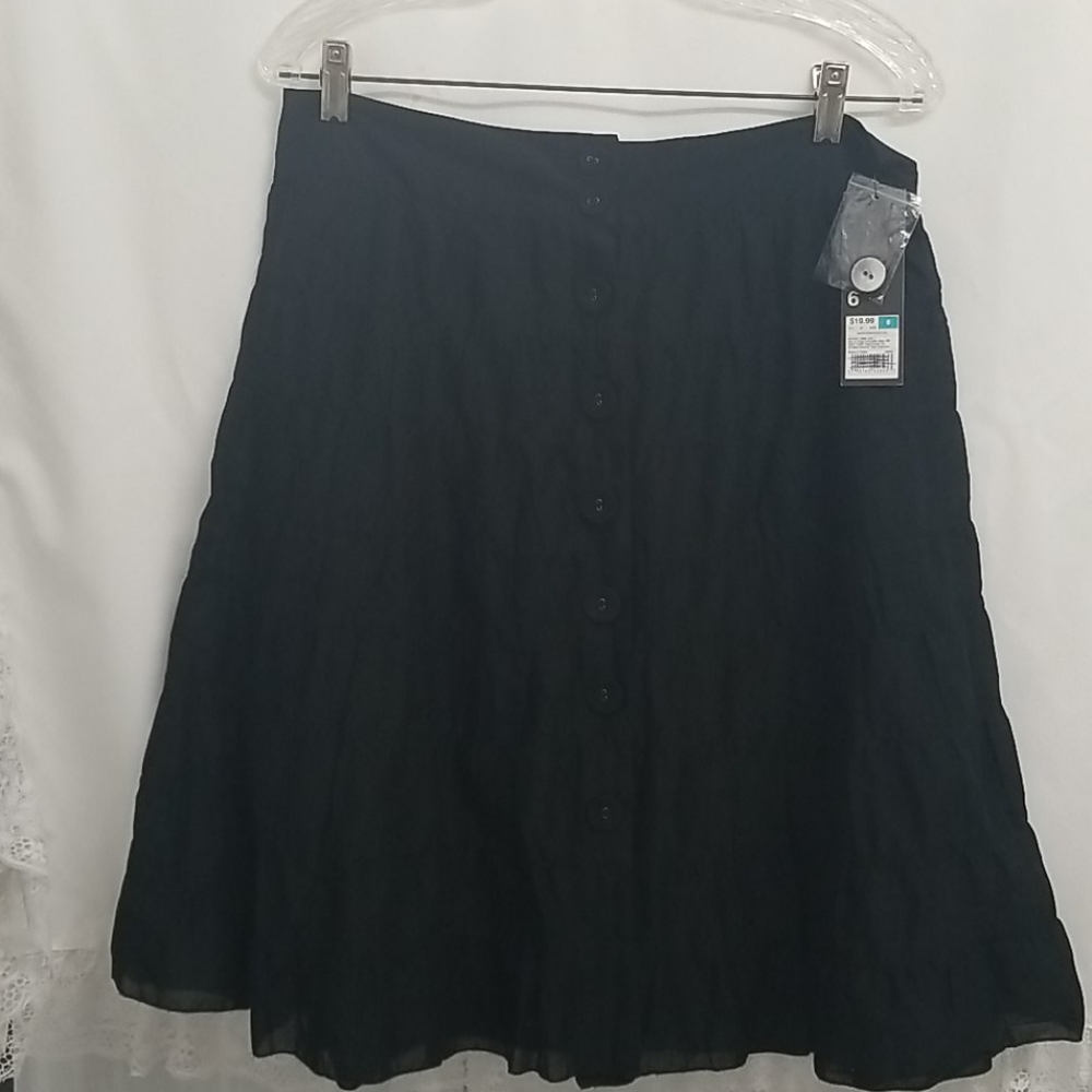 Black Mossimo button down skirt